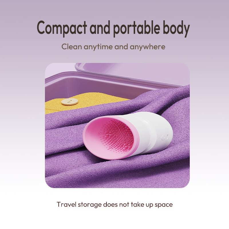 Rechargeable makeup brush washer automatic cleaner