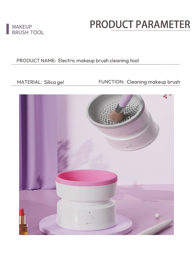 Rechargeable makeup brush washer automatic cleaner