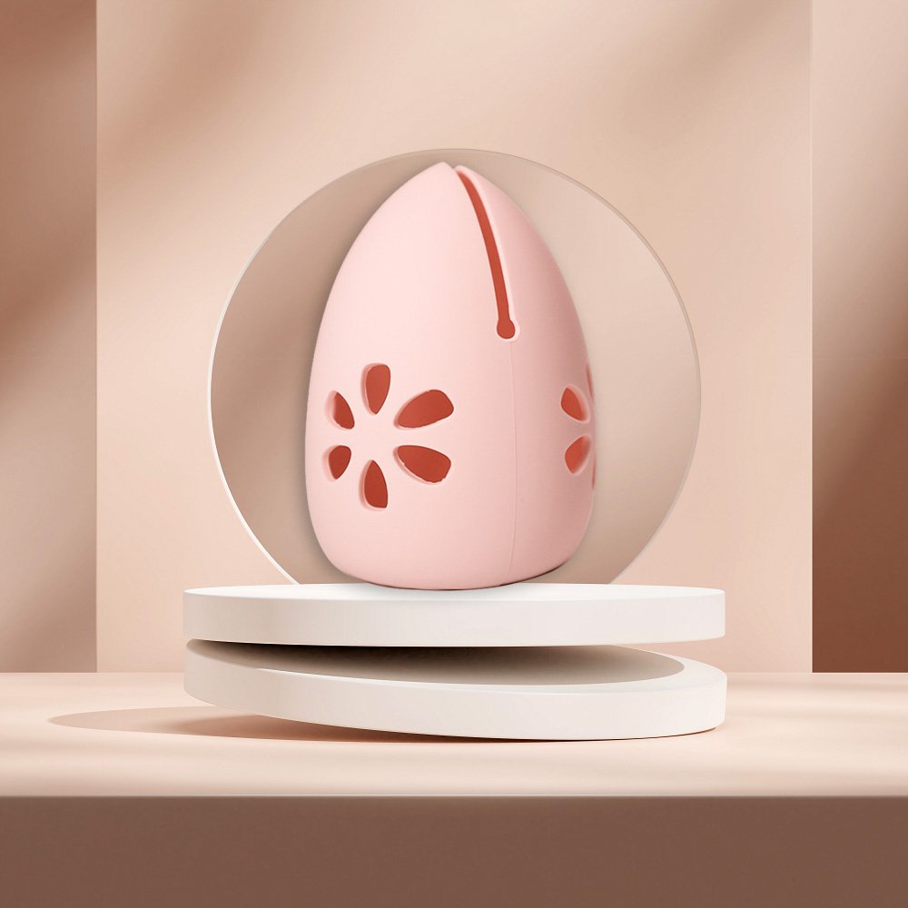 Silicone beauty egg storage breathable dust