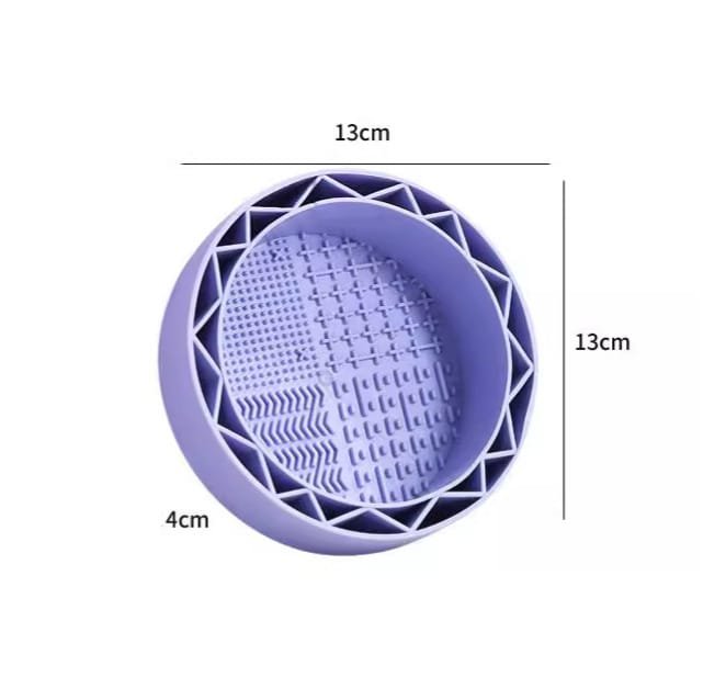 Silicone makeup brush cleaning tool