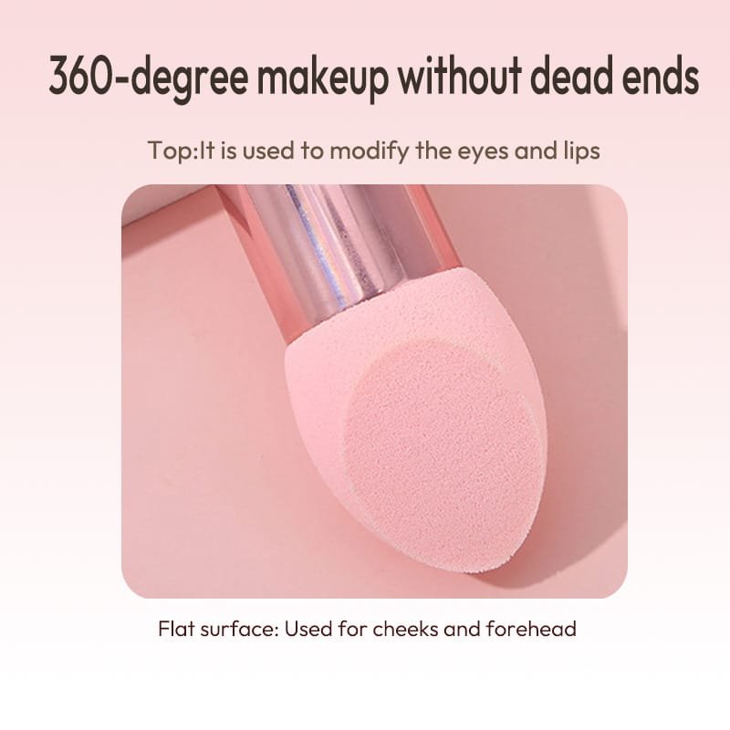 Three makeup sponge air cushion puff with handle